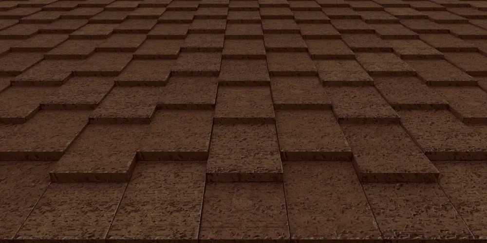 Teja Rústica Marrón 12